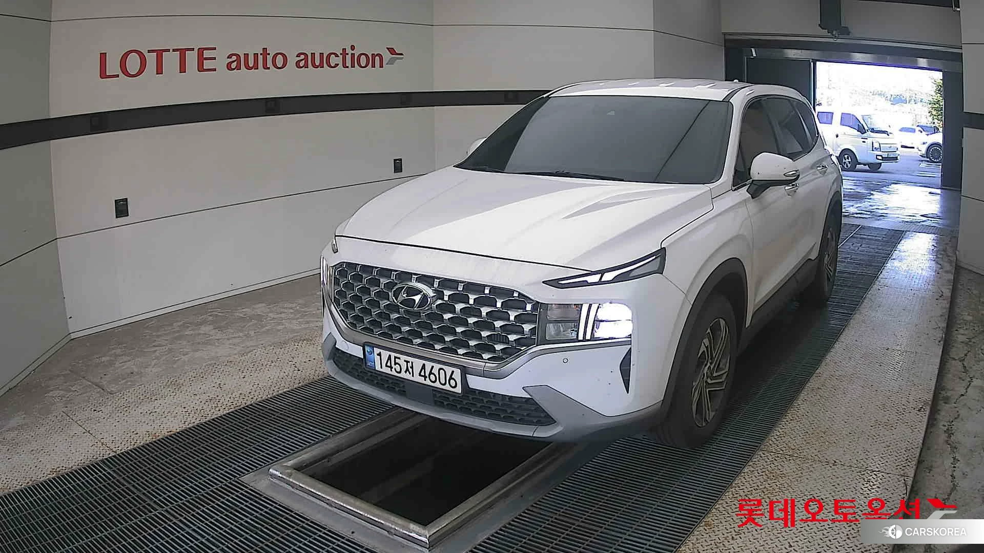 Hyundai Santa Fe 2021 Белый из Кореи