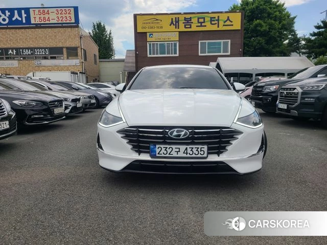 Hyundai Sonata (DN8) 2019 Белый из Кореи