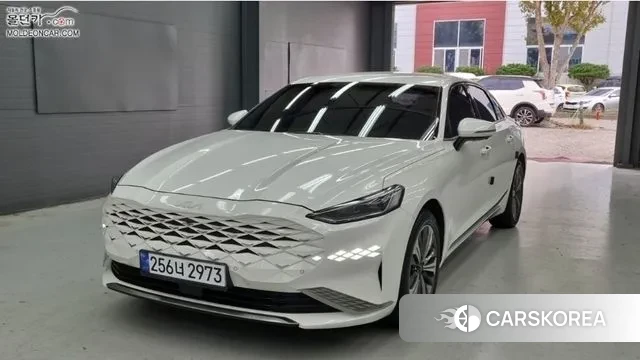 Kia K8 Hybrid 2021 Жемчужный цвет из Кореи