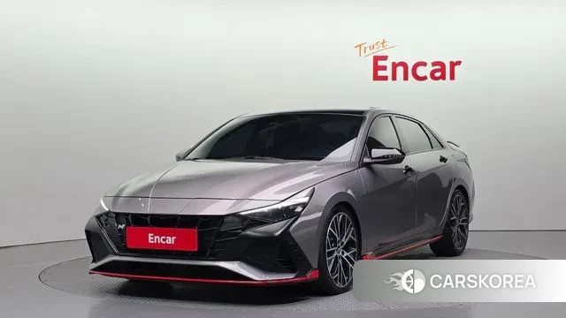 Hyundai Avante (CN7) 2022 Серебристо-серый из Кореи