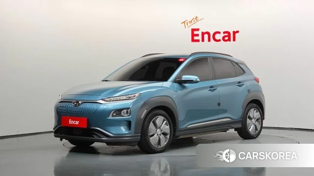 Hyundai Kona Electric 2019 Небесно-голубой из Кореи
