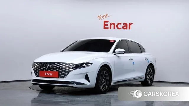 Hyundai The New Grandeur IG Hybrid 2021 Белый из Кореи