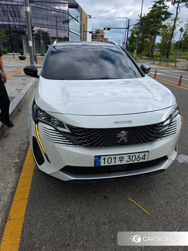 Peugeot 3008 second generation 2022 Белый из Кореи