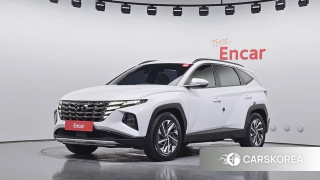 Hyundai Tucson Hybrid (NX4) 2021 Белый из Кореи