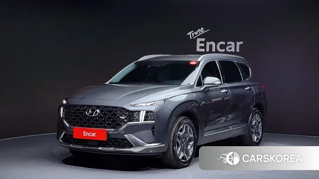 Hyundai The New Santa Fe 2022 Серый из Кореи