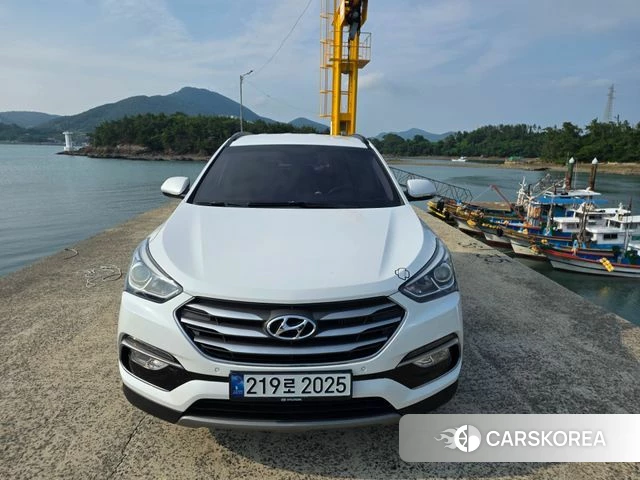 Hyundai Santa Fe The Prime 2018 Белый из Кореи