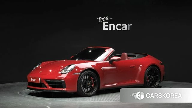 Porsche 911(992) 2022 Красный из Кореи