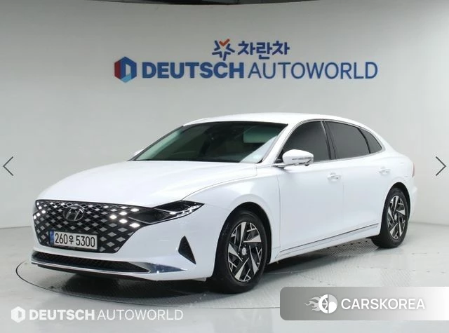 Hyundai The New Grandeur IG Hybrid 2022 Белый из Кореи