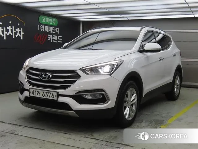 Hyundai Santa Fe The Prime 2018 Белый из Кореи
