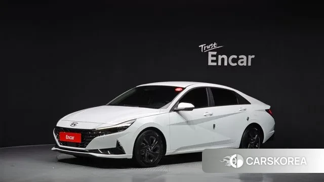 Hyundai Avante (CN7) 2020 Белый из Кореи