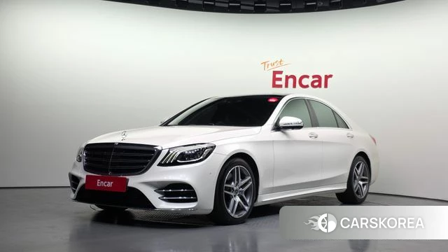 Mercedes-Benz S-Class W222 2019 Белый из Кореи