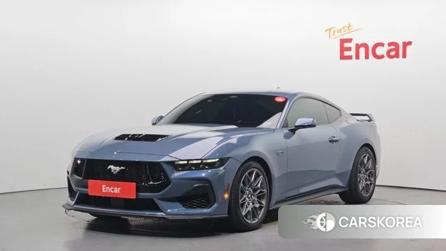 Ford Mustang 7th Generation 2024 Синий из Кореи