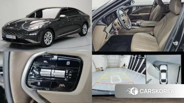 Kia K8 2022 Серый из Кореи