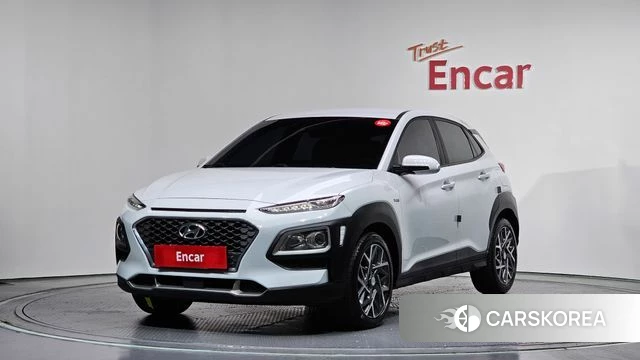 Hyundai Kona Hybrid 2019 Белый из Кореи