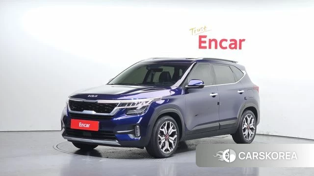 Kia Seltos 2021 Синий из Кореи