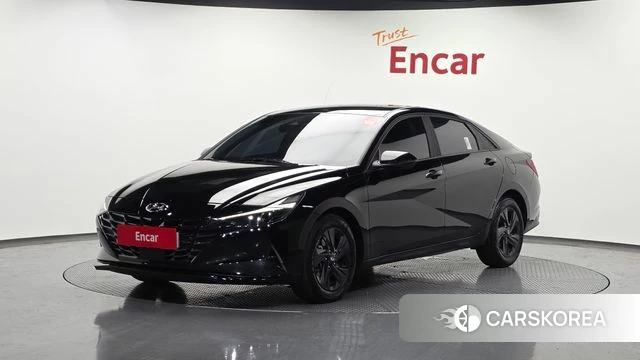 Hyundai Avante (CN7) 2022 Черный из Кореи