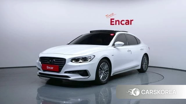 Hyundai Grandeur IG Hybrid 2018 Белый из Кореи