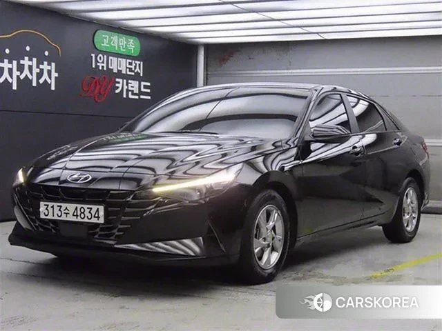 Hyundai Avante (CN7) 2020 Черный из Кореи