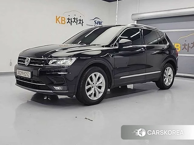 Volkswagen Tiguan second Generation 2020 Черный из Кореи