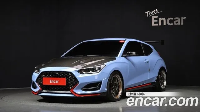 Hyundai Veloster (JS) 2021 Небесно-голубой из Кореи