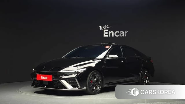 Hyundai The New Avante Hybrid (CN7) 2025 Черный из Кореи