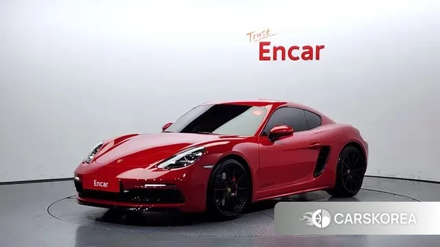 Porsche 718 Cayman 2024 Красный из Кореи