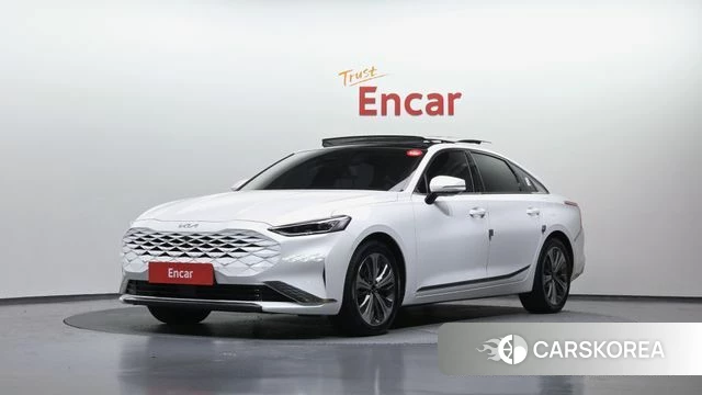 Kia K8 Hybrid 2023 Белый из Кореи
