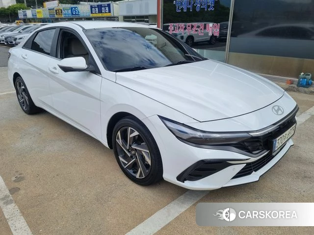 Hyundai The New Avante (CN7) 2024 Белый из Кореи