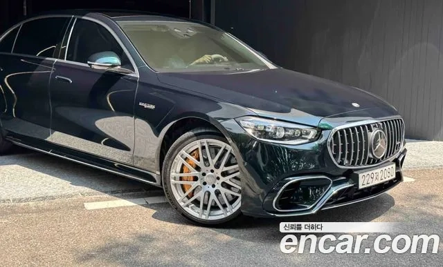 Mercedes-Benz S-Class W223 2024 Темно-зеленый из Кореи