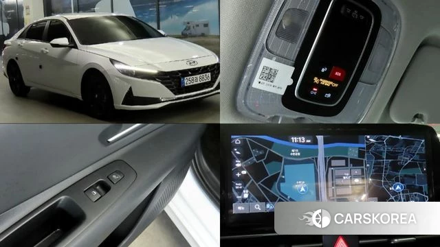 Hyundai Avante (CN7) 2023 Белый из Кореи