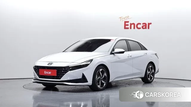 Hyundai Avante (CN7) 2020 Белый из Кореи
