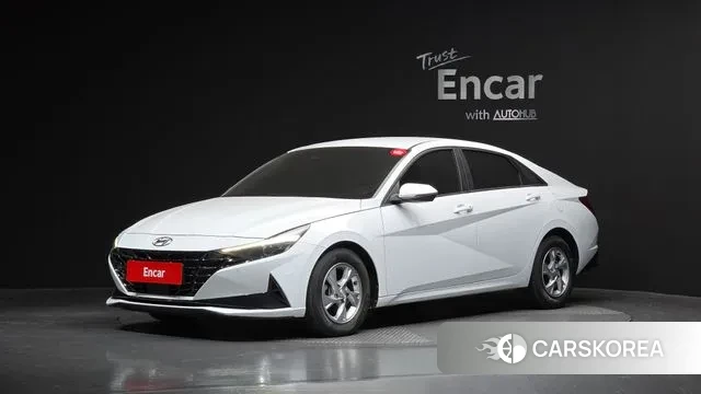 Hyundai Avante (CN7) 2021 Белый из Кореи