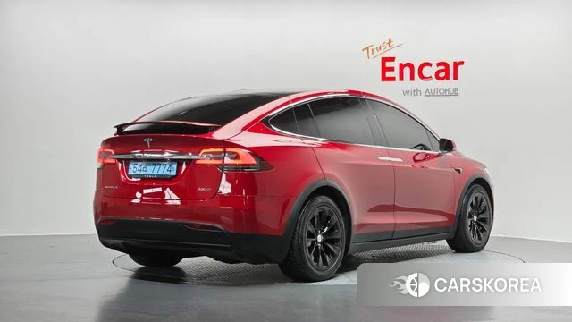 Tesla Model X 2019 Красный из Кореи