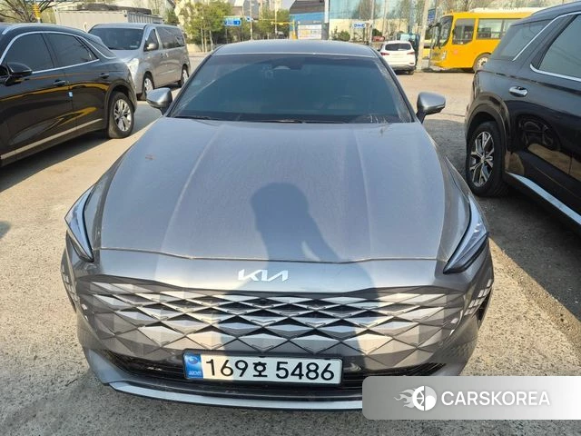 Kia K8 Hybrid 2022 Серебристо-серый из Кореи