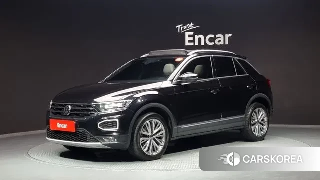 Volkswagen T-Roc 2021 Черный из Кореи