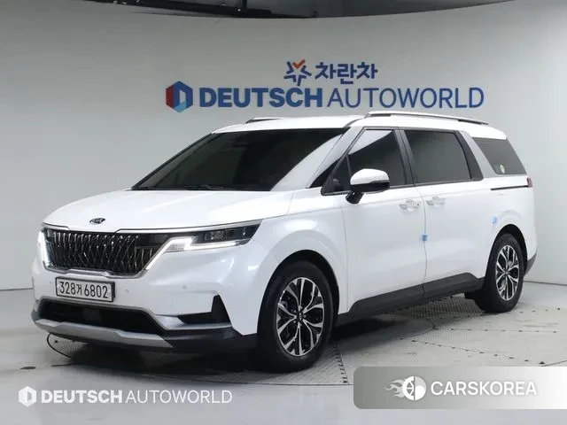 Kia Carnival 4th generation 2021 Белый из Кореи