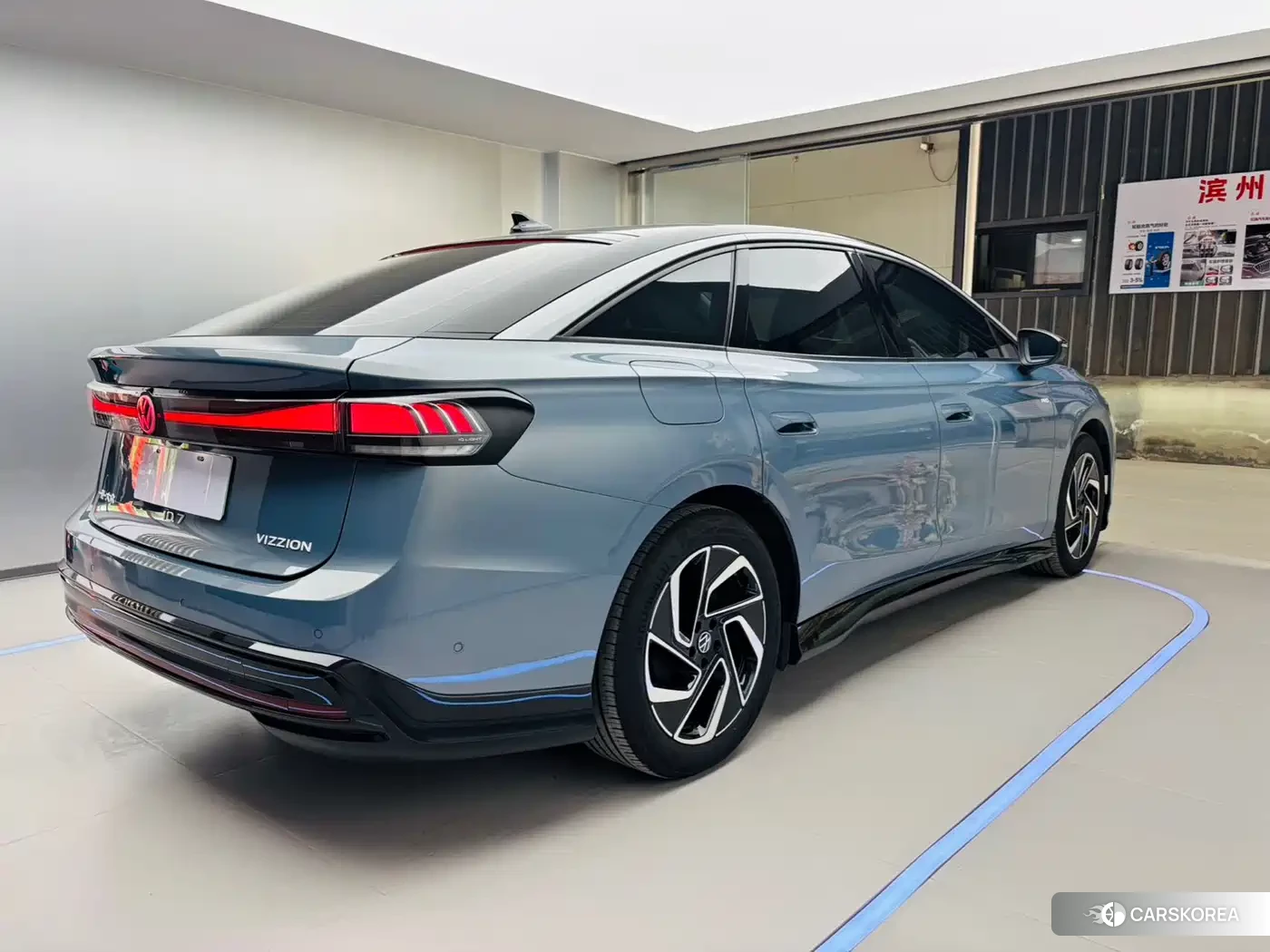 Volkswagen ID.7 VIZZION 2025 Синий из Китая, фото 2