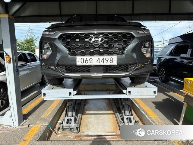 Hyundai Santa Fe TM 2019 Светло-зеленый из Кореи