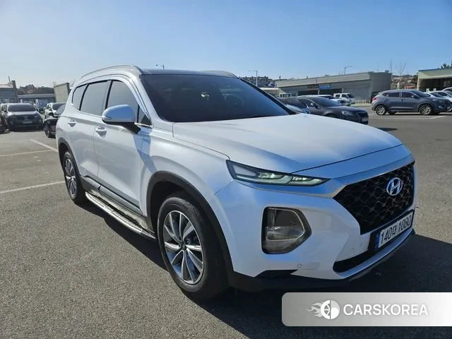 Hyundai Santa Fe TM 2019 Белый из Кореи