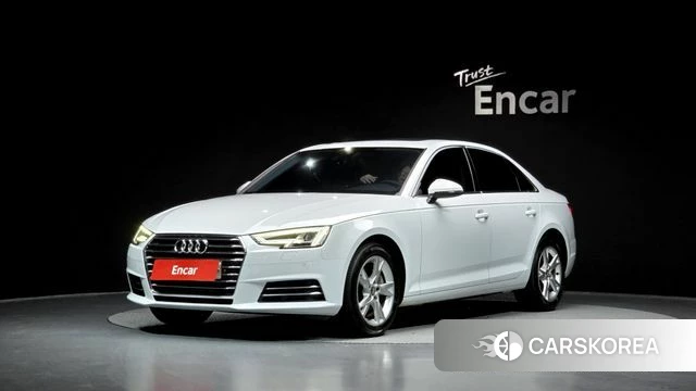 Audi A4 (B9) 2018 Белый из Кореи