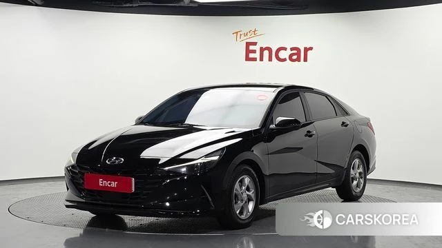 Hyundai Avante (CN7) 2021 Черный из Кореи
