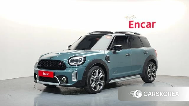 Mini Cooper S Countryman 2022 Небесно-голубой из Кореи