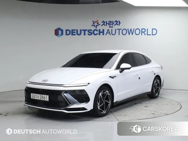 Hyundai Sonata D Edge Hybrid (DN8) 2024 Белый из Кореи