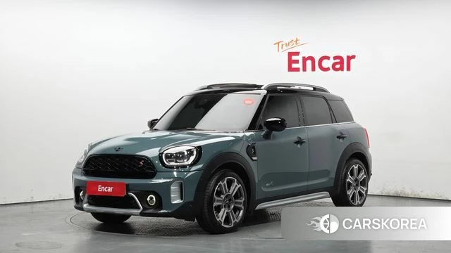 Mini Cooper S Countryman 2021 Небесно-голубой из Кореи