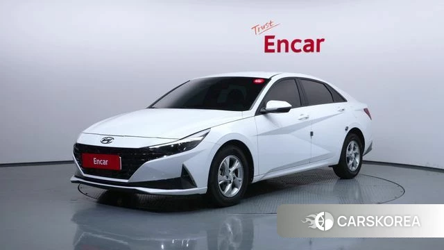 Hyundai Avante (CN7) 2021 Белый из Кореи