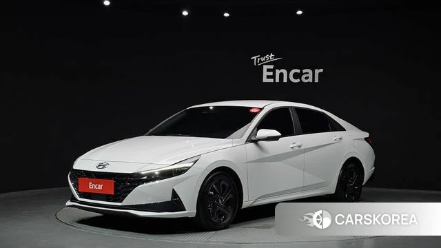 Hyundai Avante (CN7) 2022 Белый из Кореи