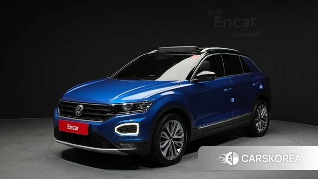 Volkswagen T-Roc 2022 Синий из Кореи