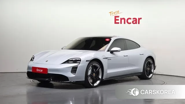 Porsche Taycan 2023 Светло-серебряный цвет из Кореи
