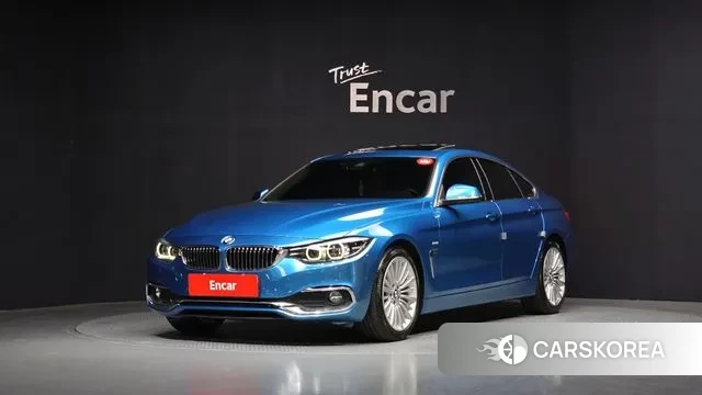BMW 4 Series (F32) 2018 Небесно-голубой из Кореи