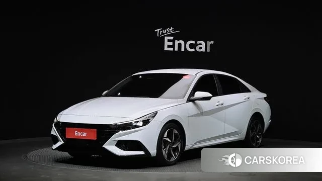 Hyundai Avante (CN7) 2020 Белый из Кореи